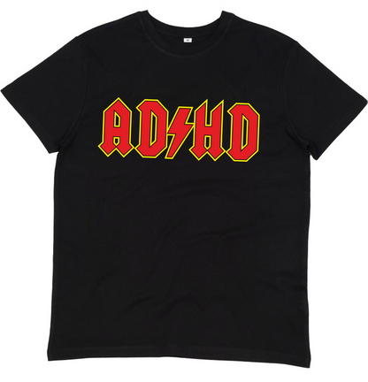 ADHD (ACDC style) short sleeve t-shirt